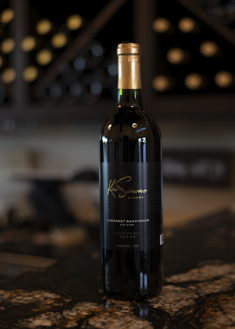 Bouteille de vin Cabernet Sauvignon