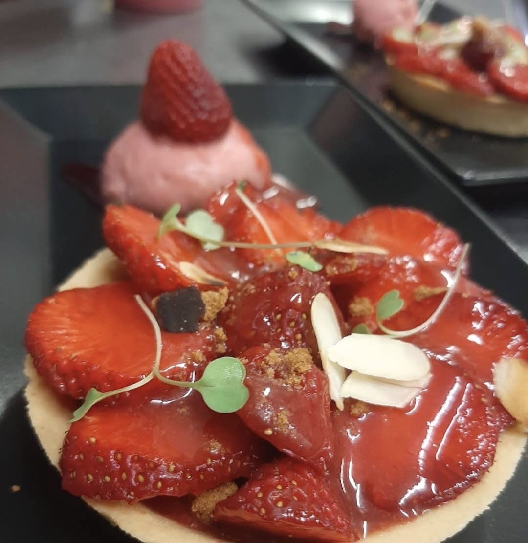 Tarte aux fraises maison